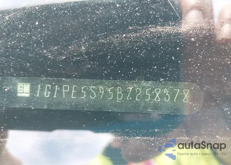 2011 Chevrolet Cruze Lt z USA, uszkodzony, nr VIN 1G1PE5S95B7258378